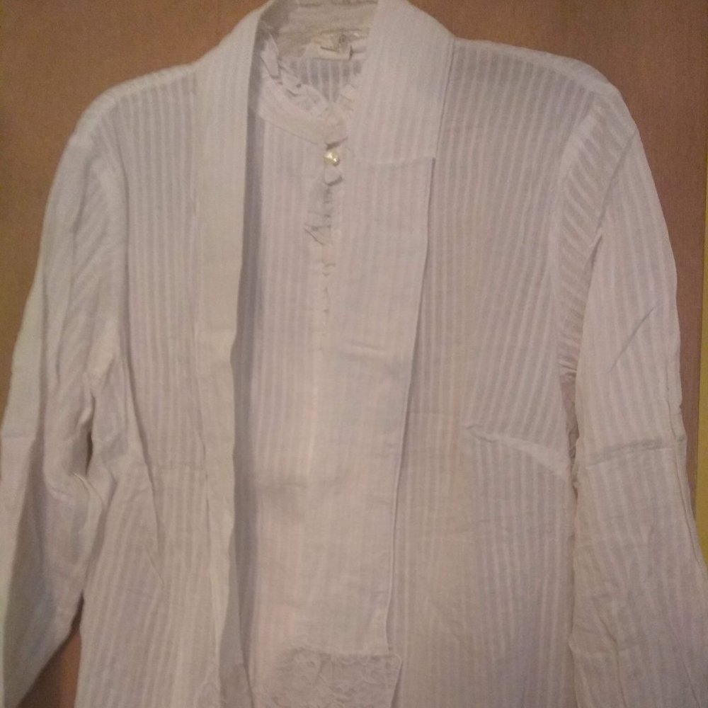 NWT J. Jill White blouse, 1X